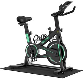 Exercise Bike Magnetic Resistance Indoor Cycling Bike with 26lb Flywheel, Pulse Sensor, Adjustable Saddle Handlebar and Emergency Brake, Silent Stationary Bikes for Home (FREE POSTAGE)