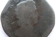 1720 George I 1st Half-Penny Coin
