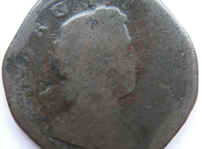 1720 George I 1st Half-Penny Coin
