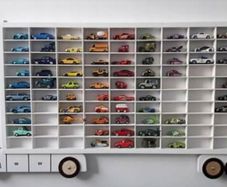 Cabinet Display Shelf Truck Kids Storage Collectibles