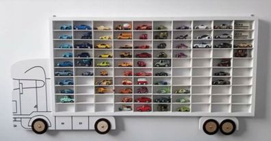 Cabinet Display Shelf Truck Kids Storage Collectibles