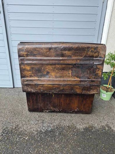 Vintage Metal Chest Trunk Box
