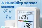 Tuya New WiFi Temperature Humidity Sensor Smart Life Backlight Hygrometer Thermometer Sensor Support Alexa Google Home Assistant