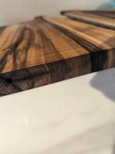 Handmade 65cm Walnut Live Edge Charcuterie Board