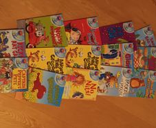 Read Along books with cd in each book