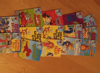Read Along books with cd in each book