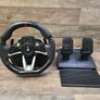 PS4 Racing Wheel Apex And Pedals. Brand New Condition  Very lightly used- maybe 6-10 times in total. Everything included.  Perfect condition with Box- PS4, PS3 And PC Image 2