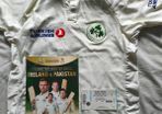 Ireland Test Cricket Shirt and Match Programme