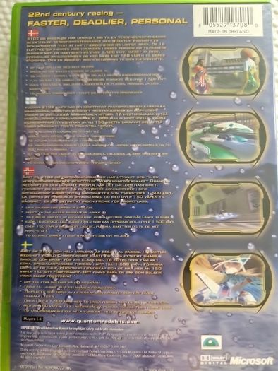 Brand new game sealed Quantum Redshift Xbox Original games Original