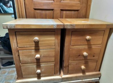 2 solid wood lockers