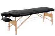 Massage Table Bed 9 levels Adjustable Portable Massage Table with Arm Rest Black