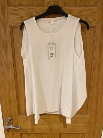 White cos top with cape