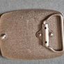 Belt buckle, skull design. Image 2