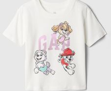 GAP Kids Paw Patrol girls T-shirt  Age  4 EUC