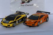 Scalextric Lamborghini Gallardo Twin Pack (street supercar slot car )