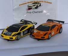 Scalextric Lamborghini Gallardo Twin Pack (street supercar slot car )