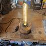 Lamp hand crafted live wood Image 8