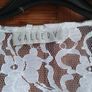 Beautiful White Lace Top, Size 12 Image 2
