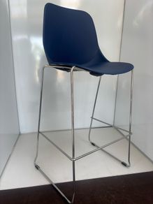 Blue office chair