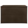 Garden Storage Box Brown 150x100x100 cm Poly Rattan Image 3