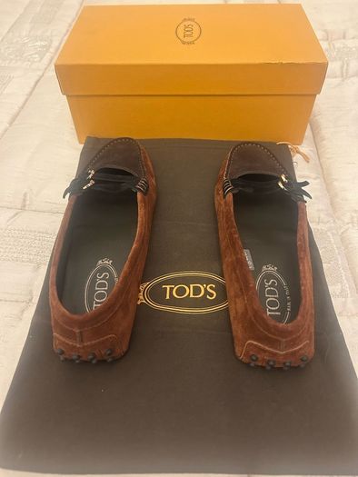 Tod's Dark Brown Loafers Brand New - size 6.5