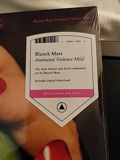 Blanck Mass Animated Violence Mild ltd coloured vinyl record lp