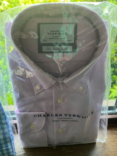 New Charles Tyrwhitt shirts non iron classic style. Size XL.