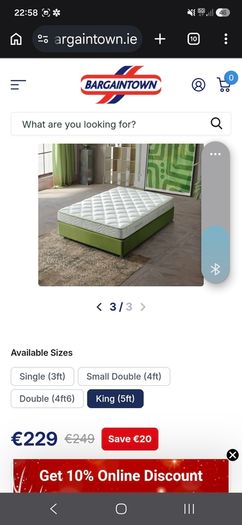 Mattress as new perfect condition