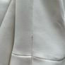 White / Ivory Blazer with pearl tie Image 6