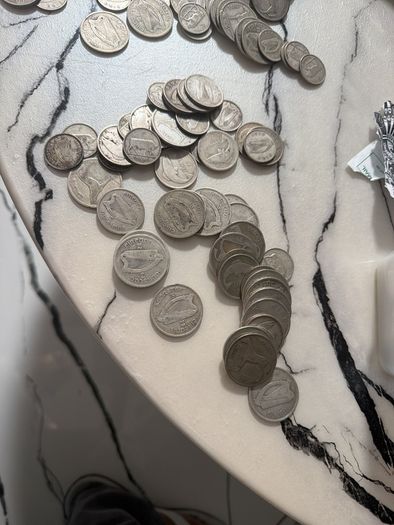 964 gram Irish silver coin