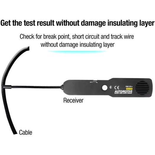 EM415PRO Scanner 6-42V Automotive Breakpoint Circuit Breaker Tester Cable And Wire Short Open Detector Maintenance Tool