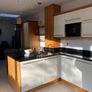 Modern Cream Gloss & Solid Black Granite Kitchen (Includes Electric Range)  North Wicklow Image 4