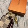 LV wallet on chain / leather / new Image 6