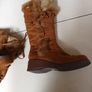 Susset .  SuedetteTan Knee - High Boots.  S.7.  New Image 2