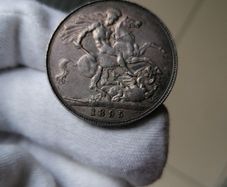 1895 Silver Crown Coin