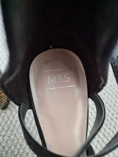 M&S black heels