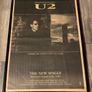 U2 Where the Streets Have No Name. Rare, original,  1987 framed poster advert Image 4