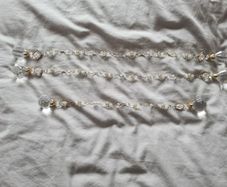 Christmas Tree Beaded Decorations X 3