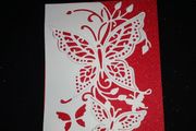 Homemade Butterfly Greeting Card (multiple colours)