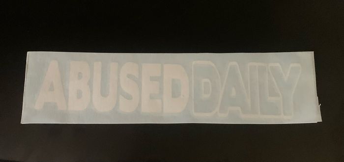 Abused Daily Stickers