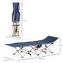 Oxford Cloth Folding Single Camping Bed Lounger Blue (FREE SHIPPING) Image 3