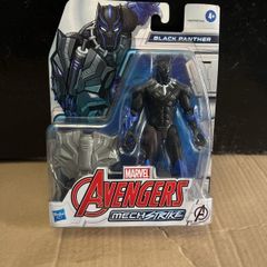 Marvel Avengers Mech Strike Black Panther 6 Inch Action Figure - Hasbro