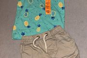 Baby tshirt and shorts 3-6
