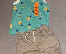 Baby tshirt and shorts 3-6