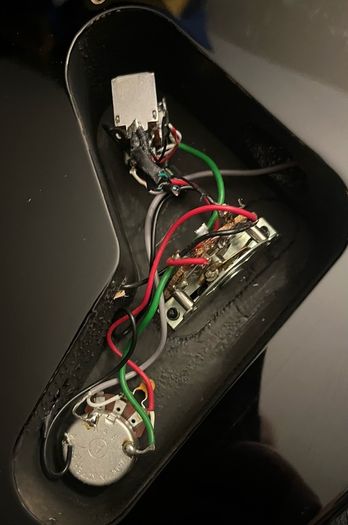 PRS Mark Holcomb potentiometers wiring harness humbuckers HH Control Volume and Push Pull Tone Control with 3-Way Blade Switch  original electric guitar parts accessories