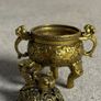 Incense Burner With Qilin Motif - Bronze Image 5