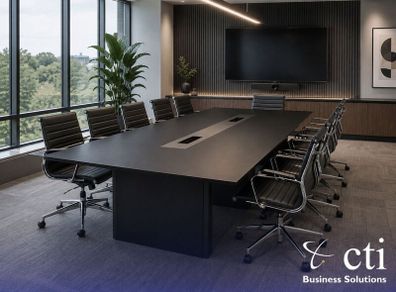 Parnell Anthracite 3.2mtr Boardroom Tables - NEW