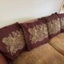 Vintage Tetrad Cleveland 3 & 4 seater sofa suite with footstool Image 9