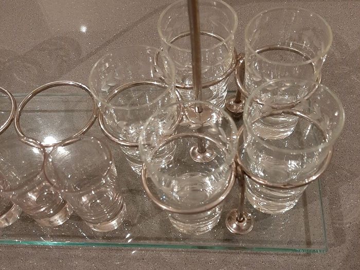 Vintage Italian mini glasses set