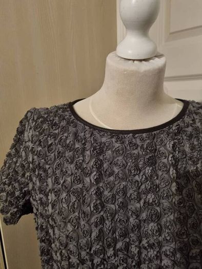 ELVI, rose textured dress